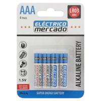 Batérie AAA LR03 alkalická Blis. 4ks EM
