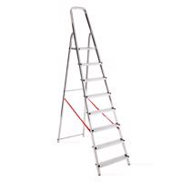 Hliníkový rebrík jednostranný  8-stupňový 125 kg