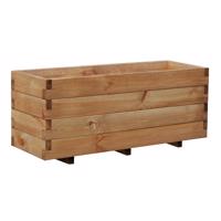 Drevený obal na kvety Domino III s vložkou