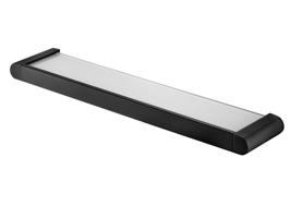 FUTURA BLACK Polička pod zrkadlo čierna 02957