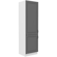 Kuchynská skrinka Stilo dustgrey/biely 60dk/210 2f