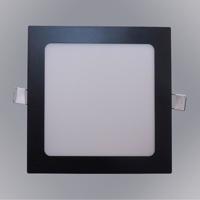 LED panel SQUARE 6W 4200K štvorcový čierny