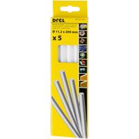 Lepiace tyčinky 5 ks, 11,2x200 mm, biele CON-GKS-71203