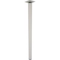 Okrúhla nábytková noha 90 cm biela