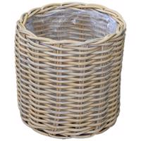 Prútený kôš 30x32h žltý
