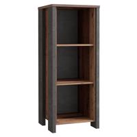 Regál Symmach 2P Old-Wood Vinteage/betón 042025