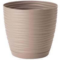 Sahara Petit okrúhly s podstavcom 23 cm taupe