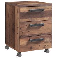 Skrinka na kolieskach Symmach Old-Wood Vinteage/Beton 042025