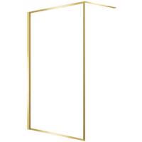 Sprchová stena Walk-In Tiz 120x195 gold