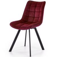 Stolička K332 Velvet/Kov Bordó