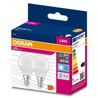 Žiarovka LED Osram E14 P45 4,9W 4000K 2ks